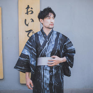 Yukata ชุดกิโมโ<span class=keywords><strong>น</strong></span>ผู้ชายสำเร็จรูป2021 khach, ชุดกิโมโ<span class=keywords><strong>น</strong></span>ญี่ปุ่<span class=keywords><strong>น</strong></span>พาร์เม่แบบดั้งเดิมฤดูร้อ<span class=keywords><strong>น</strong></span> - Product Image 2