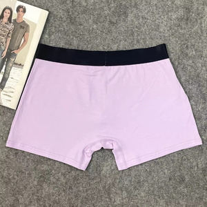 Culottes pour hommes en jersey de coton avec sous-vêtements extensibles pour hommes de haute qualité rose hommes sous-vêtements <span class=keywords><strong>boxer</strong></span> shorts vente en gros - Product Image 4