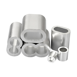 Acessórios de Alumínio para Corda de Aç<span class=keywords><strong>o</strong></span>: Luva Oval, Trava de Linha para Anzol, Mandril de Furo Único, Clipe de 8 Furos, Liga de Alumínio, Fabricantes - Product Image 4
