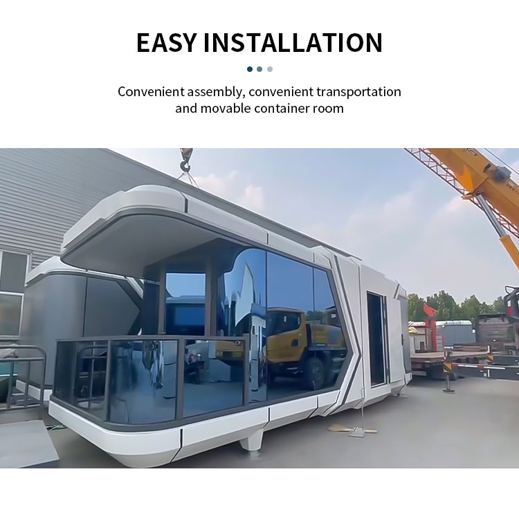 Space Capsule Movable Homes Mobile Prefab House Container Tiny Prefabricated Houses