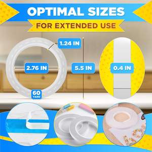 خياطة تغطية بالحساء والستائر بنطال تنحنح الشريط للملابس-فيلم الثقيلة مزدوجة الوجهين شريط قماش - Product Image 2