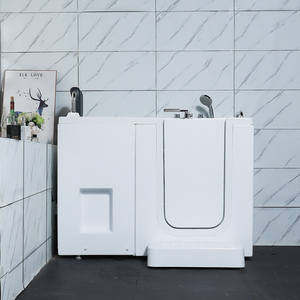 <span class=keywords><strong>Baignoire</strong></span> autoportante Sunrans <span class=keywords><strong>pour</strong></span> personnes <span class=keywords><strong>âgée</strong></span>s avec chauffage <span class=keywords><strong>à</strong></span> température constante, en acrylique, avec accoudoirs, fabriquée en Chine - Product Image 3