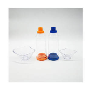 Masque pour enfant en silicone, dispositif jetable, entretoise pour l'asthme, inhalateur pour enfants, <span class=keywords><strong>valve</strong></span> pour l'asthme, maintien de la <span class=keywords><strong>chambre</strong></span> <span class=keywords><strong>d</strong></span>'aérosol, inhalateur - Product Image 2