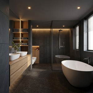 Luxury Modern Marble Bathtub with Waterproof Design Elevates Property Value for Indoor Villa Use Smart Investment - Product Image 2