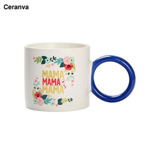 <span class=keywords><strong>Tasse</strong></span> à café en céramique à motif de fleurs <span class=keywords><strong>personnalisée</strong></span> OEM avec poignée ronde <span class=keywords><strong>Tasse</strong></span> cadeau pour la fête des mères Cadeaux pour la fête des mères <span class=keywords><strong>Tasse</strong></span> à café Articles de <span class=keywords><strong>tasse</strong></span> - Product Image 4