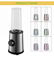 Mixeur de table électrique portable pour smoothies, idéal pour la cuisine, l'extérieur et l'hôtellerie, avec contrôle programmable, boîtier en plastique, détachable