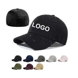 도매 일반 로우 프로파일 방수 방충제 6 패널 스포츠 플렉스 핏 모자 야구 모자 사용자 정의 빈 핏 모자