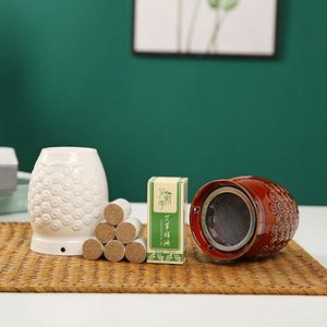 Pot de Moxibustion Multifonctionnel en Argile Violette pour Gua Sha, Compresse Chaude Ombilicale, Anti-Cendres, pour Salons de Beauté et Soins de Santé, Tasse Chauffante pour le Corps - Product Image 2