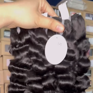 Nguyên Philippines bó tóc xoăn tự nhiên phần mở rộng tóc bán buôn tóc con người bó với ren đóng cửa - Product Image 2