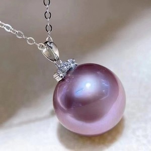 Collar de Perlas Edison de Agua Dulce, Simple y Moderno, Estilo Pestañas, con Cadena de Clavícula S925, Colgante Natural - Product Image 2