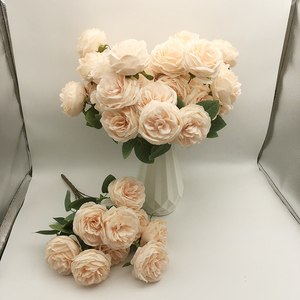EG-A203 Fiori Artificiali all'Ingrosso, Bouquet di Rose in Seta, Mazzo di Fiori Artificiali, Mazzo di Rose in Seta - Product Image 3