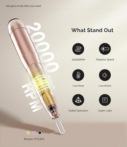 Lima de Uñas Eléctrica de 20000 RPM con Diseño Compacto para Todo Tipo de Cuidado de Uñas, Pulido de Manicura, Taladro de Uñas Portátil USB en Forma de Bolígrafo - Product Image 4
