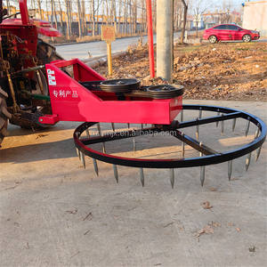 Herse <span class=keywords><strong>à</strong></span> disques électrique pour tracteur avec boîte de vitesses et roulement pour le nivellement des terres et le broyage du sol - Product Image 1