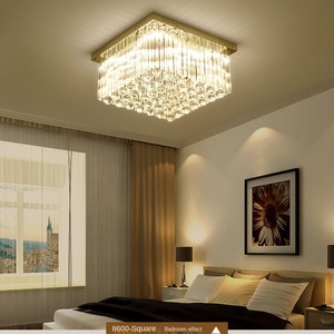 Ahorro de energía Gran Golden Hotel Lobby cuadrado Hotel de lujo Luz de techo de lujo Restaurante Smart Rgb Luz de techo de cristal - Product Image 2