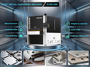 Machine professionnelle automatique de chanfreinage et de débavurage pour le polissage des produits moulés en acier inoxydable - Product Image 2