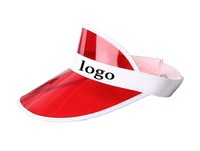 Gorra de Visera Transparente de Plástico con Protección UV para Exteriores, Gorra de Sol Personalizada con Logotipo, Gorra Deportiva para Playa, Golf, Tenis