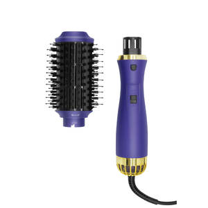 nuevo diseño 3 en 1 Cepillo de aire caliente un paso reventón secador de pelo cepillo Moldeador y desmontable de volumen para el - Product Image 4