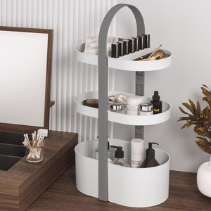 Organizzatore Cosmetico Portatile Multistrato, Contenitore per Trucchi da Scrivania, Scaffale Stretto per Bagno, Cassettiera - Product Image 3