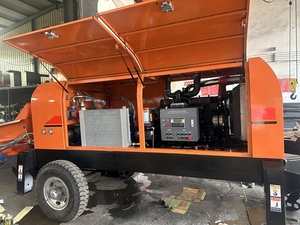 Bomba de Concreto Antipolvo Diésel de 50m3/<span class=keywords><strong>h</strong></span>, Adecuada para Áreas Cálidas y Sitios de Construcción con Condiciones de Trabajo Difíciles - Product Image 2