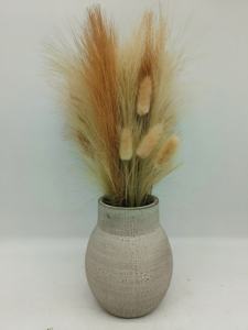 Hochwertige handgemachte Seide Pampa Reed Gras künstliche Blume Home Decoration Hochzeit Cross Border 4 Gabel Wind Simulation - Product Image 5