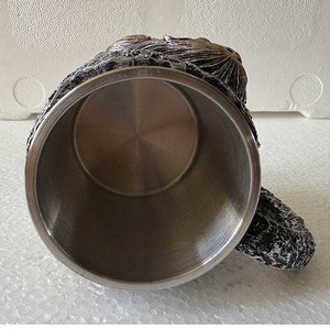 Stile Vintage personalizzato Silverback Gorilla Cup isolato in acciaio inossidabile boccale di <span class=keywords><strong>birra</strong></span> boccale di Gorilla nero tazza di <span class=keywords><strong>birra</strong></span> per regalo amante - Product Image 4