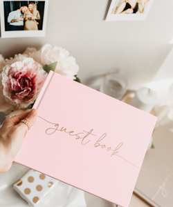 LABON 코팅 종이 커버 골드 호일 웨딩 생일 베이비 샤워 기념일 맞춤 기념 게스트 북 아이디어 - Product Image 4