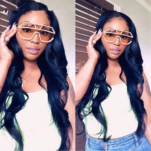 แว่นกันแดดแฟชั่นหรูหราประดับเพชรทรงโอเวอร์ไซส์สำหรับผู้หญิง ลดราคาสุดฮอตประจำปี 2020 - Product Image 5