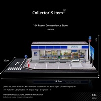 1:64 Miniatur Toko Kelontong untuk Program Tema dan Kemasan Label Pribadi OEM