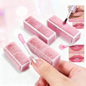 Lip Glaze Blanchiment Longue durée Non-fading Coupe antiadhésive Fluffy Winter Lip Glaze PH Huile pour les lèvres à changement de couleur - Product Image 5