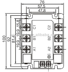 Aoyi điều khiển SSR3-<span class=keywords><strong>40AA</strong></span> 40A 80-250V 380V DC để AC ba giai đoạn rắn <span class=keywords><strong>Relay</strong></span> <span class=keywords><strong>SSR</strong></span> cho máy CNC - Product Image 6