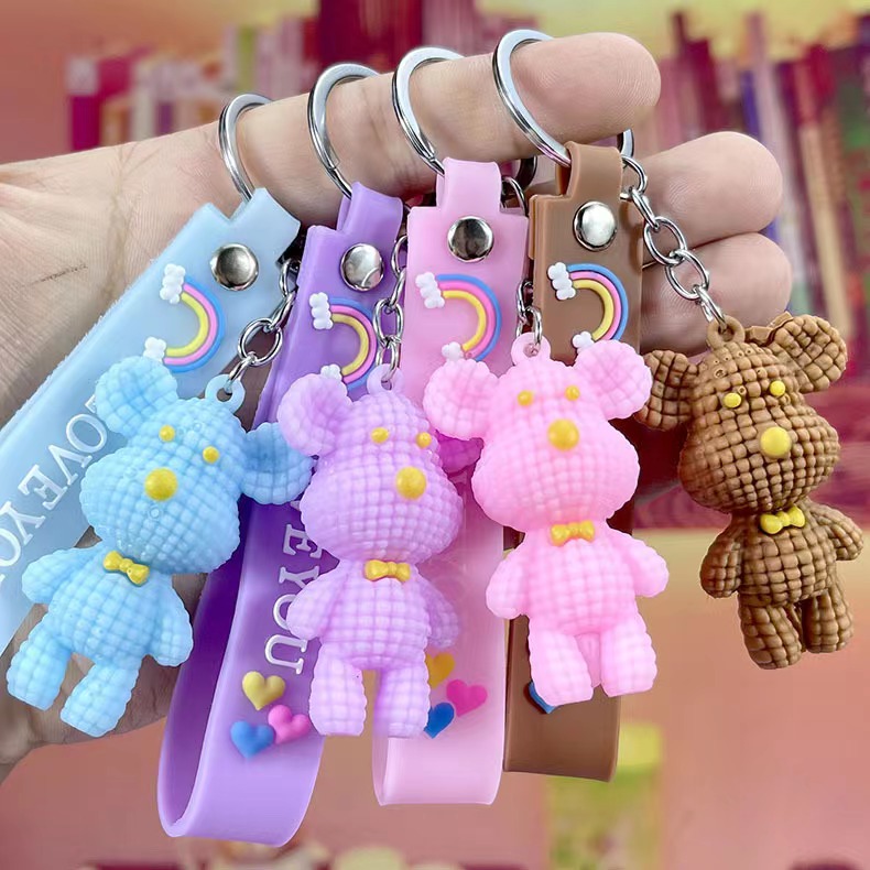 クリエイティブPVCソフトラバーウールブルートフォースベア