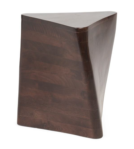 Table d'appoint en bois massif naturel, artisanat haut de gamme sculpté à la main, élément de mobilier élégant pour chambre et salon - Product Image 3