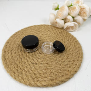 Frascos de plástico pequeños con tapas Envases de cosméticos de maquillaje para cremas - Product Image 4