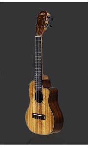 HOKE T1C/T1T 23/26 Inch Top Solid Hawaiian Koa Tenor Four-String <strong>Ukulele</strong> - Product Image 6