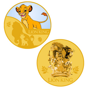 Moneda de Anime Americana al por Mayor: Moneda de Oro del Rey León con Decoración de Doble Lámina Dorada Recuerdo Ideal para Coleccionistas. - Product Image 5