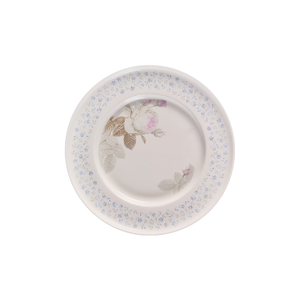 Set Perlengkapan Makan Keramik Porselen 2 Orang Motif Tanaman Gaya Amerika Klasik Modern Mewah Warna Putih Tahan Lama Dapat Digunakan Kembali di Mesin Cuci Piring - Product Image 2