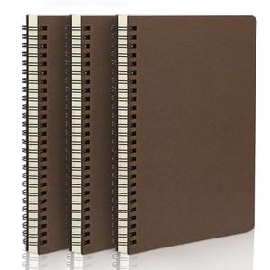 Custom Square Grid A5 Spiral Hardcover Paper Gift <b>Journal</b> Daily School Homework Notebook with Elastic Band Customized Logo - Product Image 1