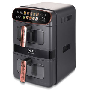 Freidora de Aire RAF de 2800 W, Doble Capacidad de 12 L, Potente Circulación de Aire Caliente de 360 Grados para Cocinar con Poco <span class=keywords><strong>Aceite</strong></span>, Uso Multiusos Eficiente - Product Image 4