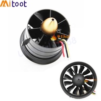 Système de ventilateur avec 11 lames, pour avion radiocommandé edc avec moteur sans balais, 4-64/70mm, 12 lames, 90/120MM