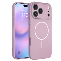 Coque de téléphone en silicone Apple, confortable au toucher, nombreuses couleurs, nombreux modèles, avec fonction magnétique
