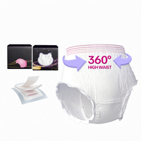 Culotte menstruelle jetable en coton 100 % pour la nuit, flux abondant, anti-fuite, absorbante, sous-vêtement hygiénique – Vente en gros