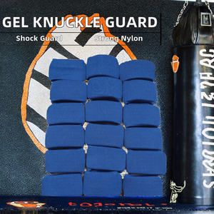Protector de nudillos de gel profesional de alta calidad GetFit para boxeo, entrenamiento, absorción de impactos, nailon duradero, ecológico y transpirable - Product Image 2