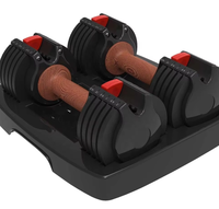 Ensemble d'haltères et de barres réglables CML 30LB/50kg - Construction en acier et fonte pour une utilisation à domicile et en salle de sport commerciale