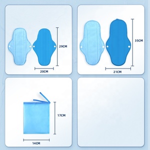 Băng vệ sinh bằng vải lông cừu, giặt được, số lượng đặt hàng tối thiểu thấp, dùng lại được, dành cho bà mẹ, băng vệ sinh dạng quần lót - Product Image 6