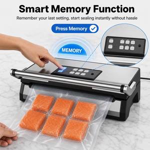 Machine d'emballage <span class=keywords><strong>sous</strong></span> <span class=keywords><strong>vide</strong></span> en gros 90Kpa, Scelleuse alimentaire 130W à double pompe pour cuisine domestique, petite scelleuse <span class=keywords><strong>sous</strong></span> <span class=keywords><strong>vide</strong></span> - Product Image 5