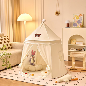 Carpa <span class=keywords><strong>de</strong></span> Juego Infantil Personalizable con Forma <span class=keywords><strong>de</strong></span> <span class=keywords><strong>Castillo</strong></span> <span class=keywords><strong>de</strong></span> <span class=keywords><strong>Princesa</strong></span>, con Colchoneta, <span class=keywords><strong>de</strong></span> Terciopelo Rosa, 130 cm, Unisex, Venta al Por Mayor - Product Image 1