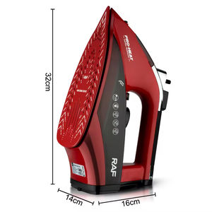 Plancha de Vapor Eléctrica de 2800W con Placa Base de Cerámica, Control de Termostato, Vaporización Vertical y Función de Rociado de Agua - Product Image 2