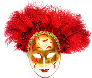 Máscaras de Carnaval al por Mayor con Plumas para <span class=keywords><strong>Halloween</strong></span>, Bodas, Navidad, Carnaval Veneciano, Mardi Gras, para <span class=keywords><strong>Manualidades</strong></span> - Product Image 2