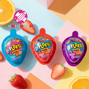 Caramelle Gommose 3D Ripiene di Marmellata alla Frutta, Dolciumi Personalizzati all'Ingrosso, Caramelle Gommose a Forma di Ananas, Uva, Fragola, Arancia - Product Image 5