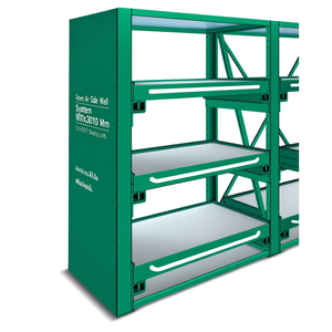 Fami System Ar Side <b>Wall</b> 900x3010 Mm Green Ral6011 Shelving <b>Units</b> - Product Image 3
